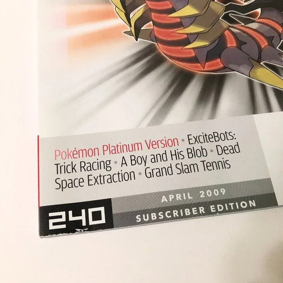 Nintendo Power Video Game Magazine Issue 240 April 2009 Pokemon Platinum Version - Picture 2 of 16